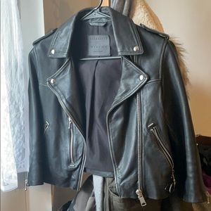 Moto leather jacket ALL SAINTS XS 0